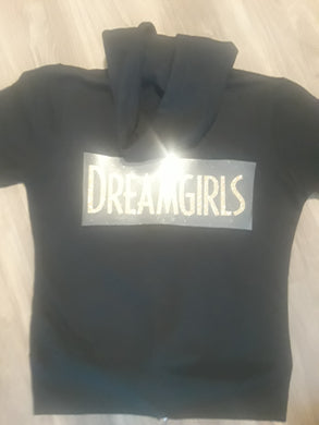 Cast Keepsake Full Zip Hoodie - Dreamgirls Gold Glitter