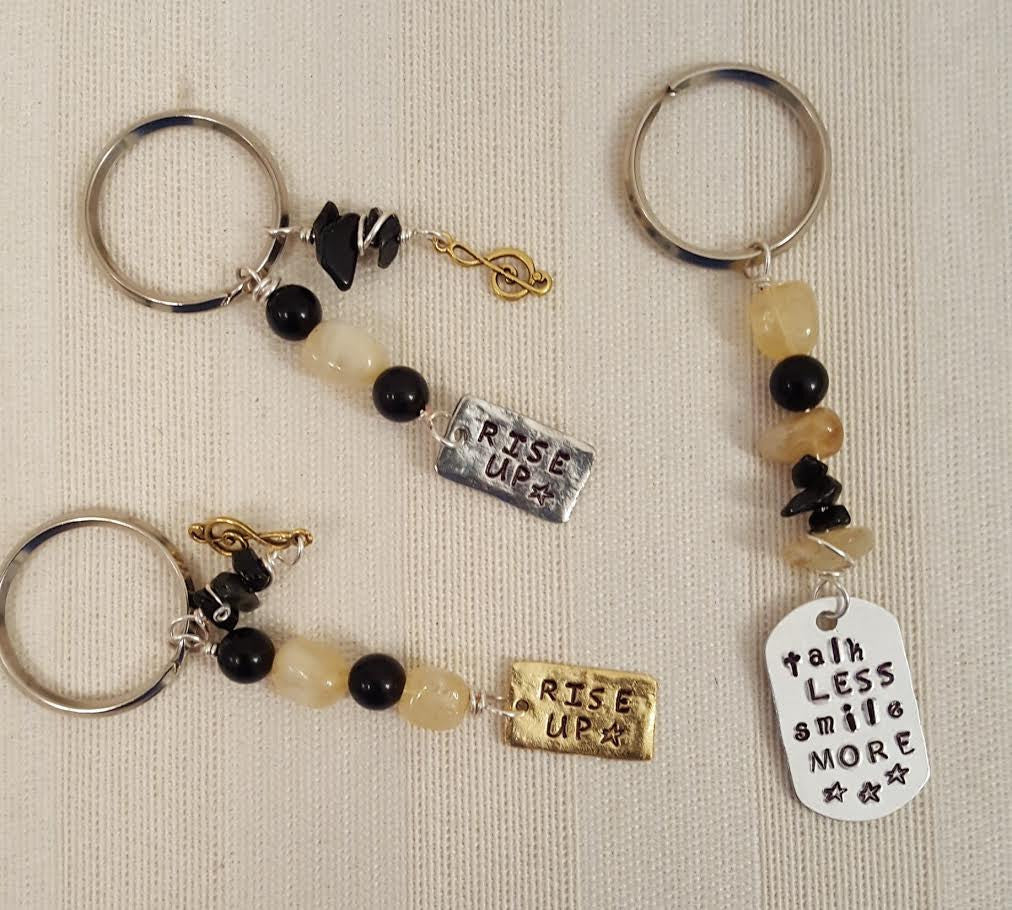 Hamilton Quote Keychains