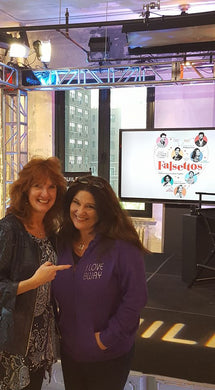 I LOVE BWAY Rhinestone Full Zip Hoodie