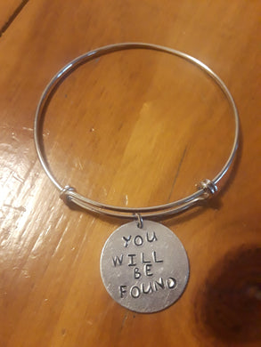 You Will Be Found Charm Bracelet