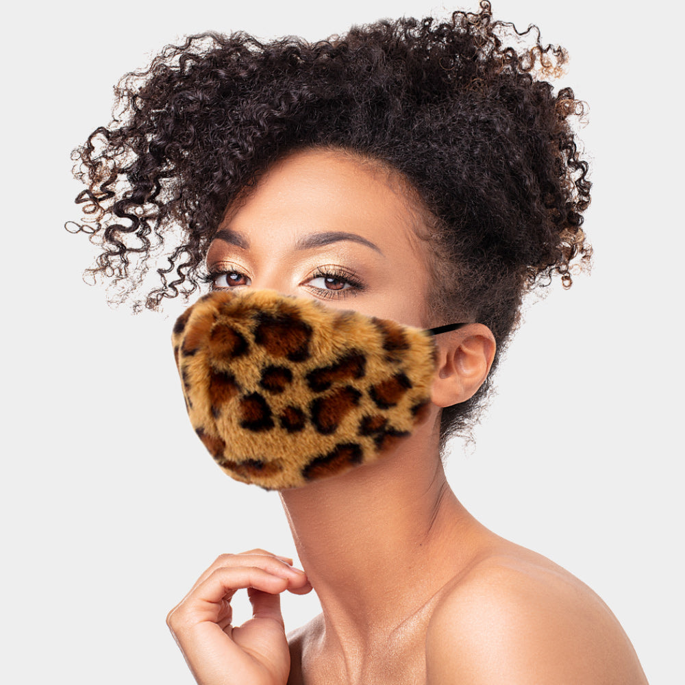 Faux Fur Face Covering