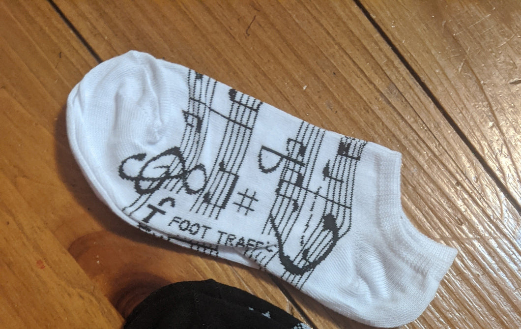 Musical No Show Ladies Socks